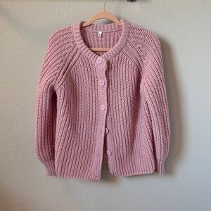 Pink Chunky Women's Sweater